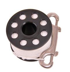 Finger reel met RVS clip